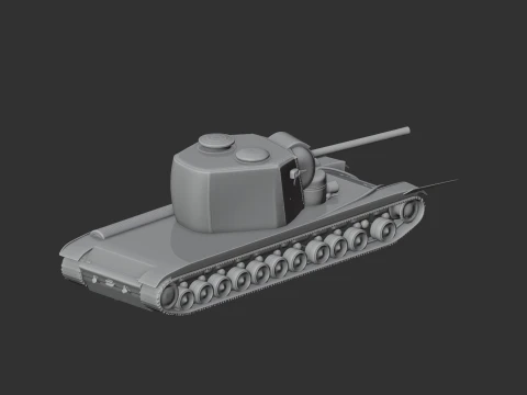 KV-5 tank 3D Model