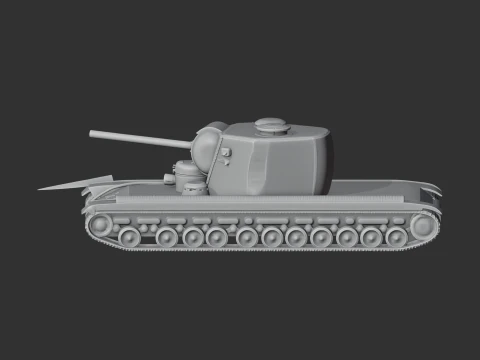 KV-5 tank 3D Model