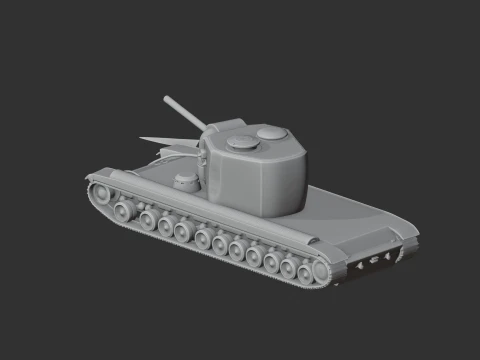 KV-5 tank 3D Model
