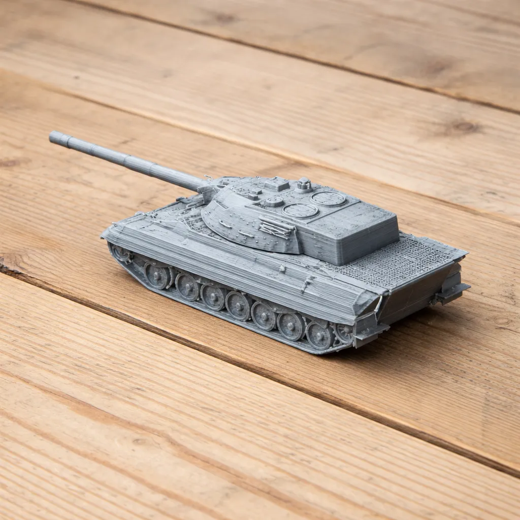 Leopard 1 tank 3D Model .c4d .max .obj .3ds .fbx .stl .blend 