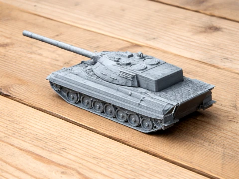 Leopard 1 tank 3D Model