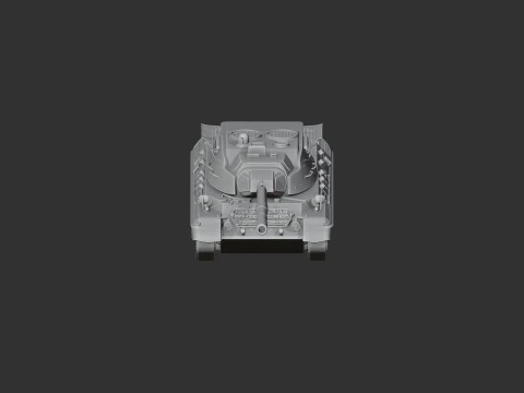 Leopard 1 tank 3D Model