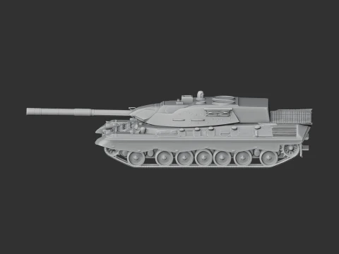 Leopard 1 tank 3D Model