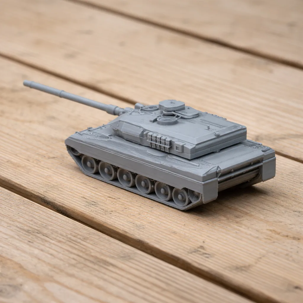 Leopard 2A6 tank 3D Model .c4d .max .obj .3ds .fbx .stl .blend 