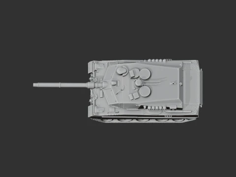 Leopard 2A6 tank 3D Model