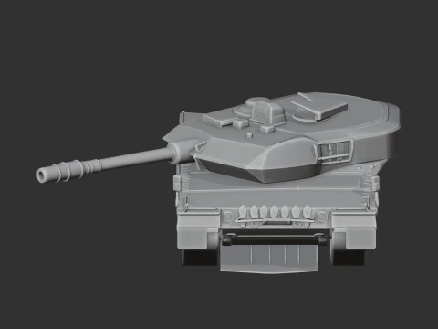 Leopard 2A7 tank 3D Model