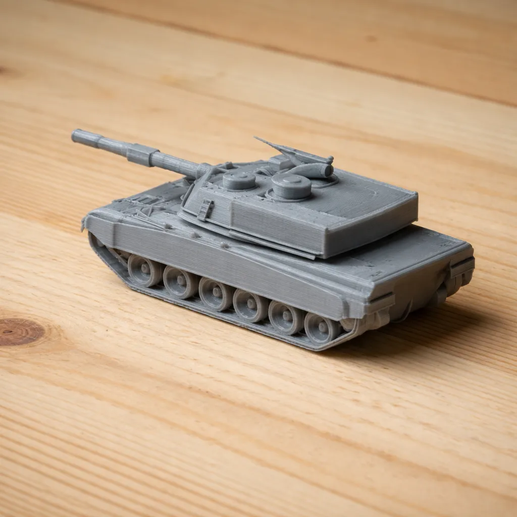 M1 Abrams tank 3D Model .c4d .max .obj .3ds .fbx .stl .blend 