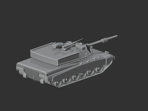 M1 Abrams tank 3D Model
