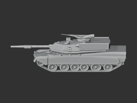 M1 Abrams tank 3D Model