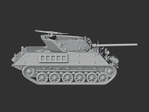 M10 Wolverine tank 3D Model