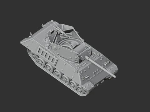 M10 Wolverine tank 3D Model