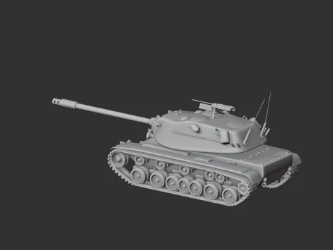 M103 Heavy Tank 3D Model