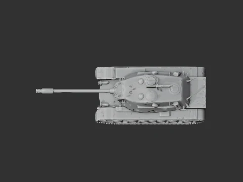M103 Heavy Tank 3D Model
