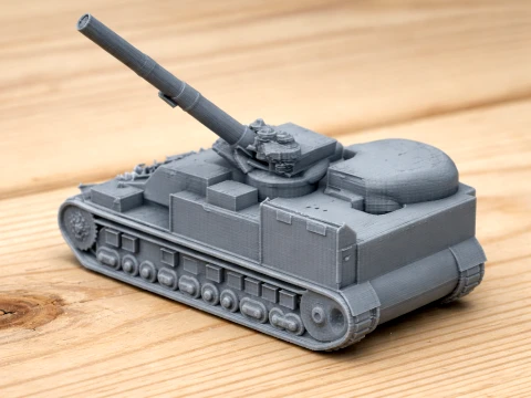 M12 GMC tank 3D Model