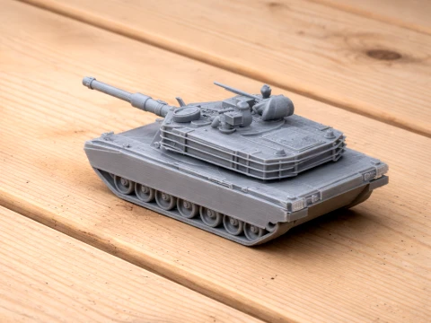 M1A1 Abrams-tank 3D Model