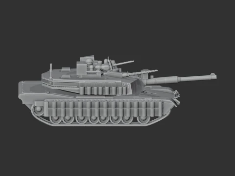 M1A2 SEP tank 3D Model
