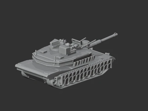 M1A2 SEP tank 3D Model