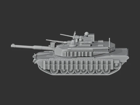 M1A2 SEP tank 3D Model