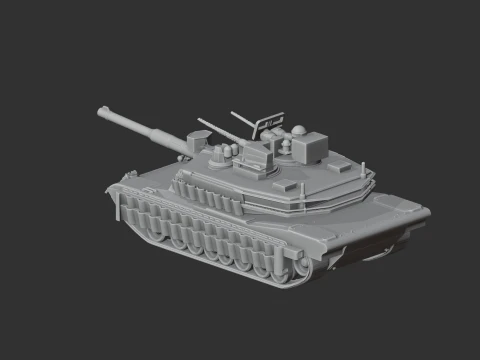 M1A2 SEP tank 3D Model