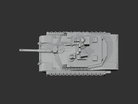 M1A2 SEP tank 3D Model