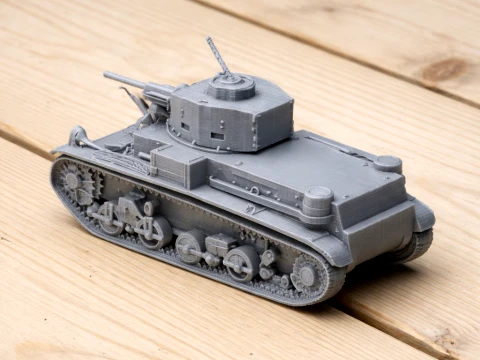Tanque leve M2 Modelo 3D