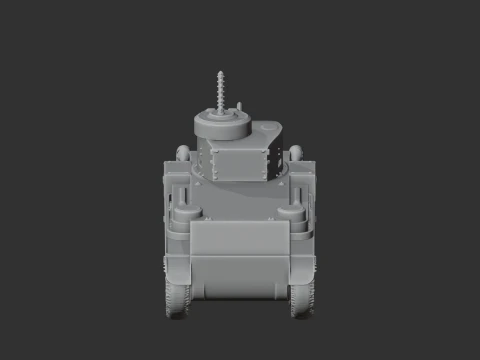 M2 Light Tank tank 3D Model