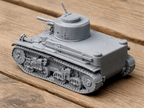 M2 Medium tank 3D Model