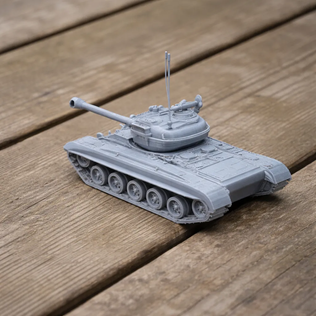 M26 Pershing tank 3D Model .c4d .max .obj .3ds .fbx .stl .blend