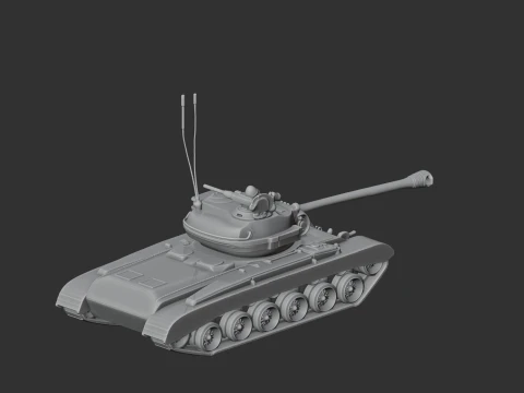 M26 Pershing tank 3D Model
