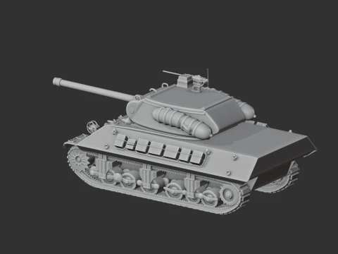M36 Jackson tank 3D Model