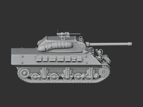M36 Jackson tank 3D Model