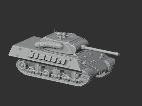 M36 Jackson tank 3D Model
