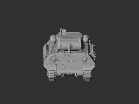M36 Jackson tank 3D Model