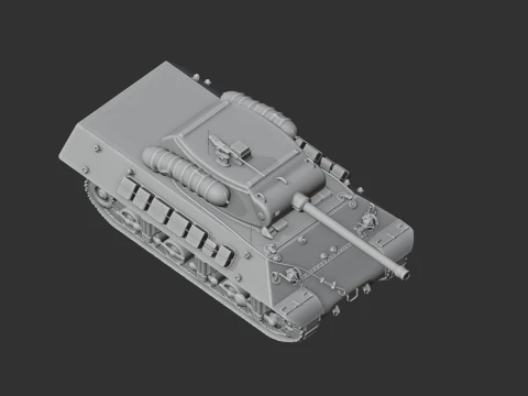 M36 Jackson tank 3D Model