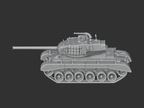 M45 tank 3D Model