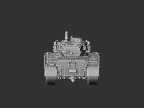M45 tank 3D Model