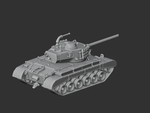 M45 tank 3D Model
