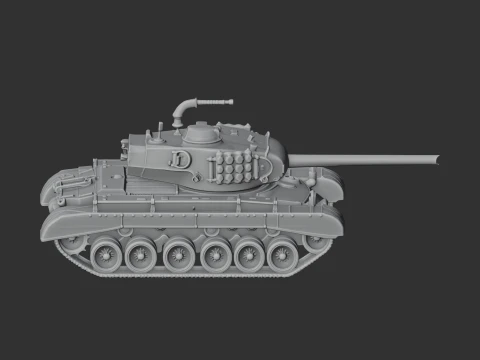 M45 tank 3D Model