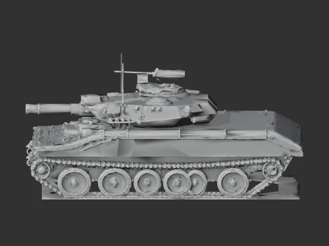M551 Sheridan tank 3D Model