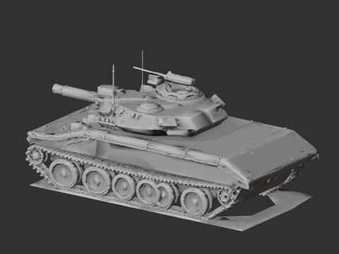 M551 Sheridan tank 3D Model