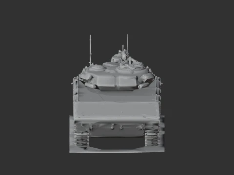 M551 Sheridan tank 3D Model