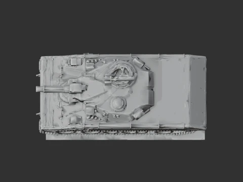 M551 Sheridan tank 3D Model
