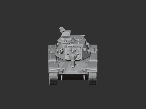 M60A3 tank 3D Model