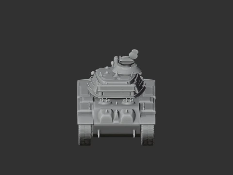 M60A3 tank 3D Model