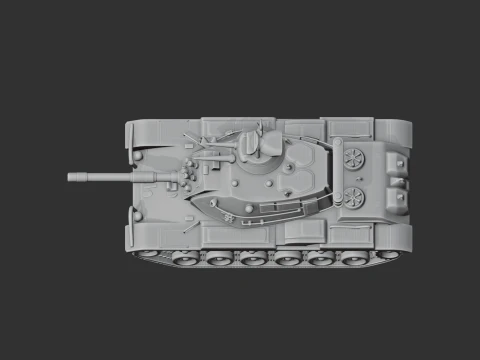 M60A3 tank 3D Model