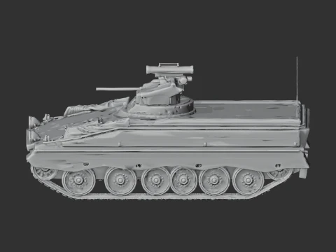 Marder 1A3 tank 3D Model