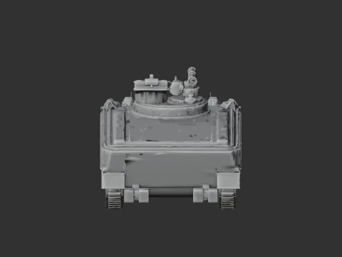 Marder 1A3 tank 3D Model