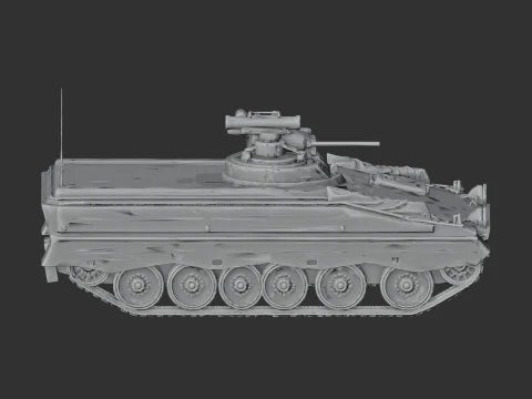 Marder 1A3 tank 3D Model