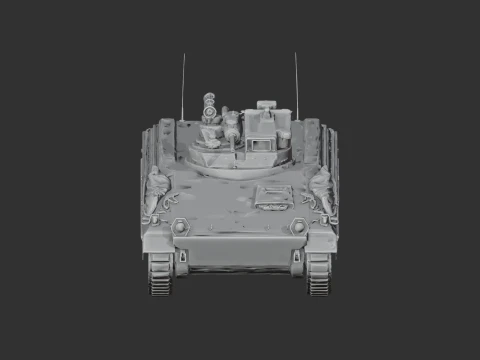 Marder 1A3 tank 3D Model