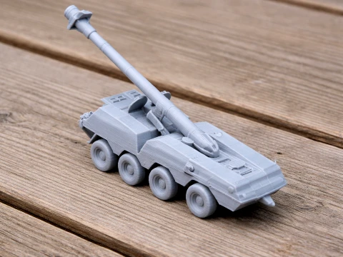 152 mm SpGH DANA 3D Model